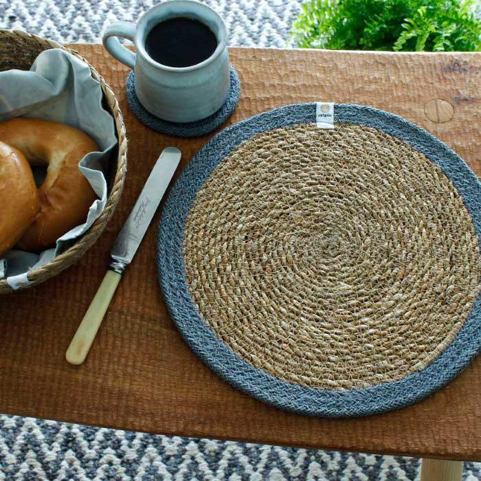 tablemat on a dining table