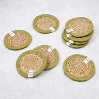 coasters on a table