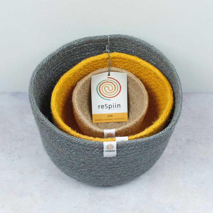 nested jute bowl