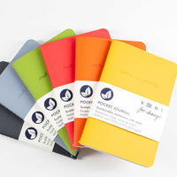 pocket journal grey