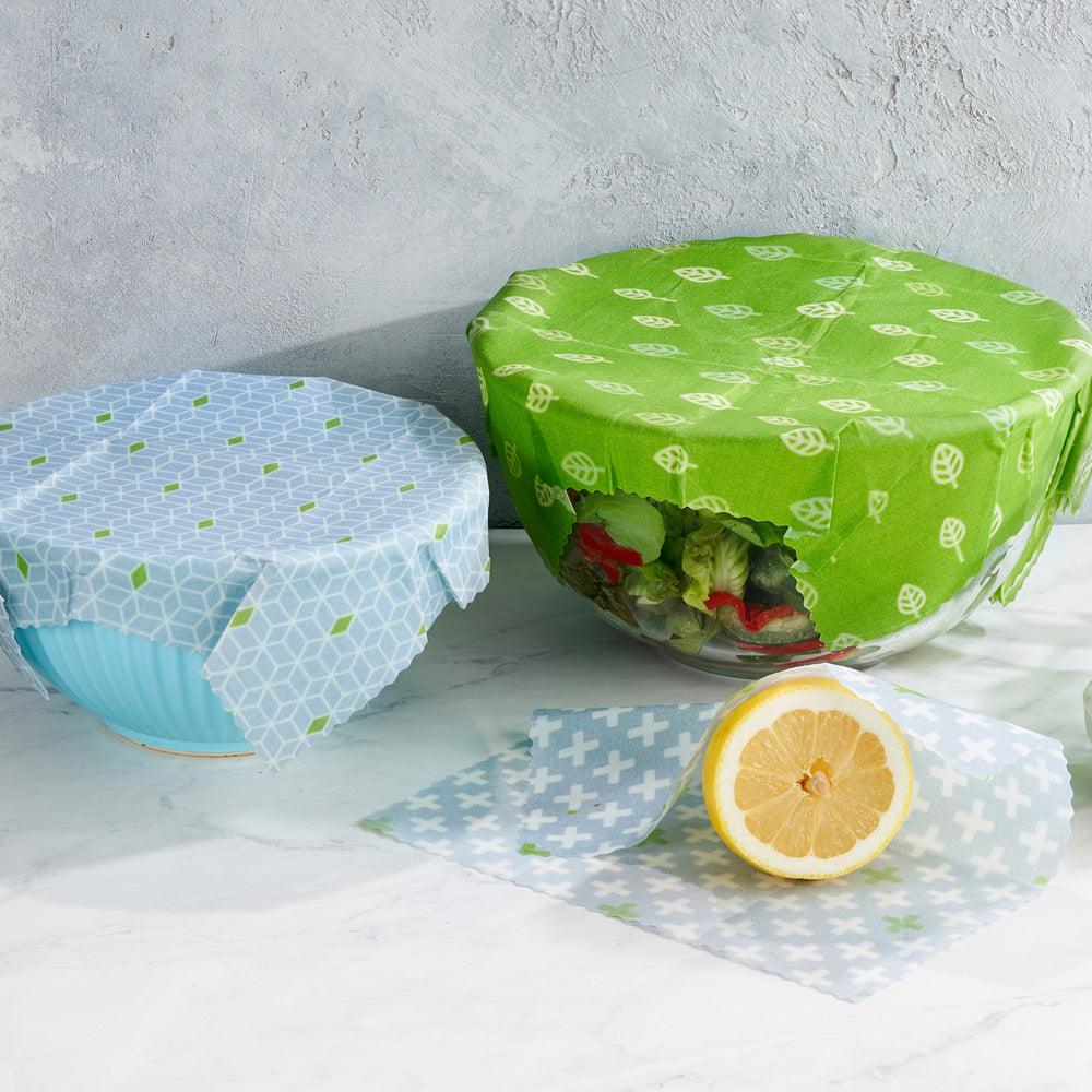 Reusable Vegan Food Wraps - A Set of 3 - The Friendly Turtle