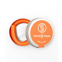 Reusable Silicone Straw in Travel Tin - The Friendly Turtle