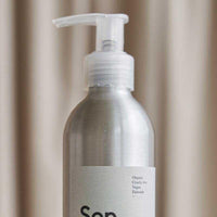 sop reusable pump on a bottle