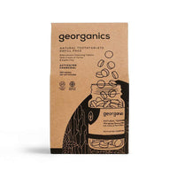 natural mouthwash tablets in large refill box