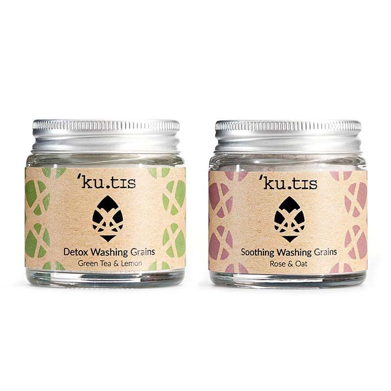 2 jars of kutis wash grains