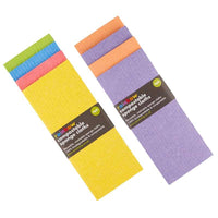 biodegradable sponge cloths in bright colours