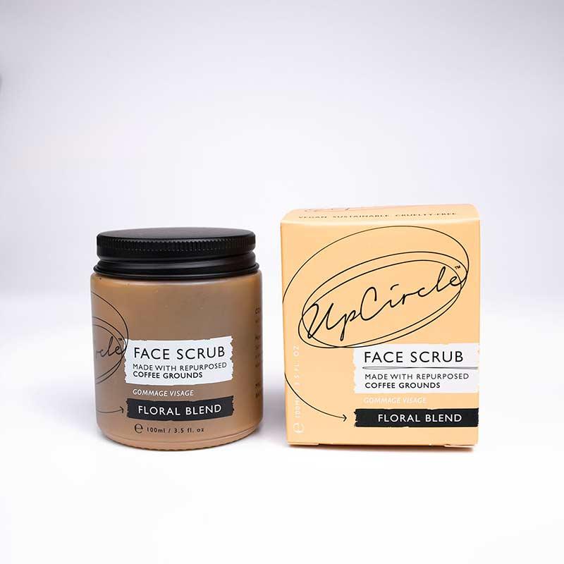 upcircle face scrub floral