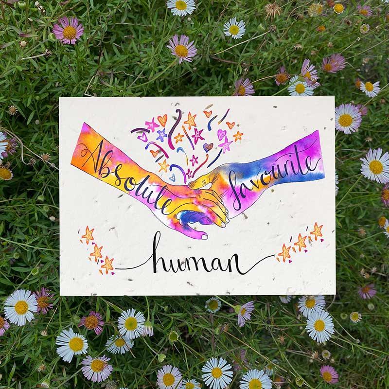 plantable wildflower card