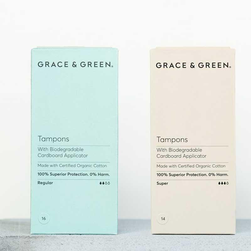 plastic free tampons with applicator