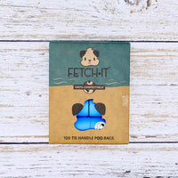 biodegradable poo bags in cardboard box