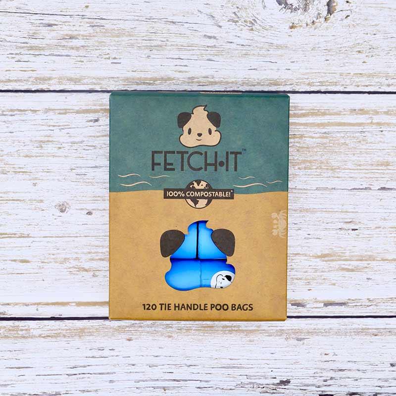 biodegradable poo bags in cardboard box