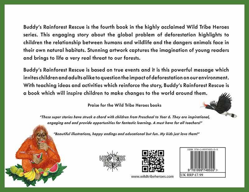 Environmental Children's Book Series - Buddy's Rainforest Rescue - The Friendly Turtle