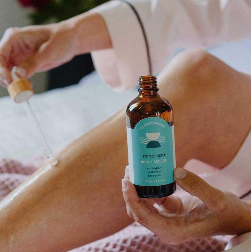 mind spa body oil