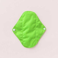 green reusable panty liner