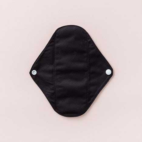 reusable panty liner black