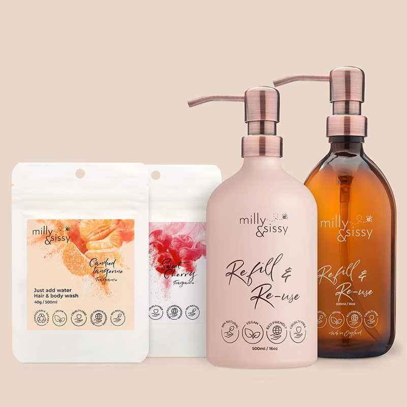 Milly&Sissy - DIY Zero Waste Vegan Hand Wash Making Kit