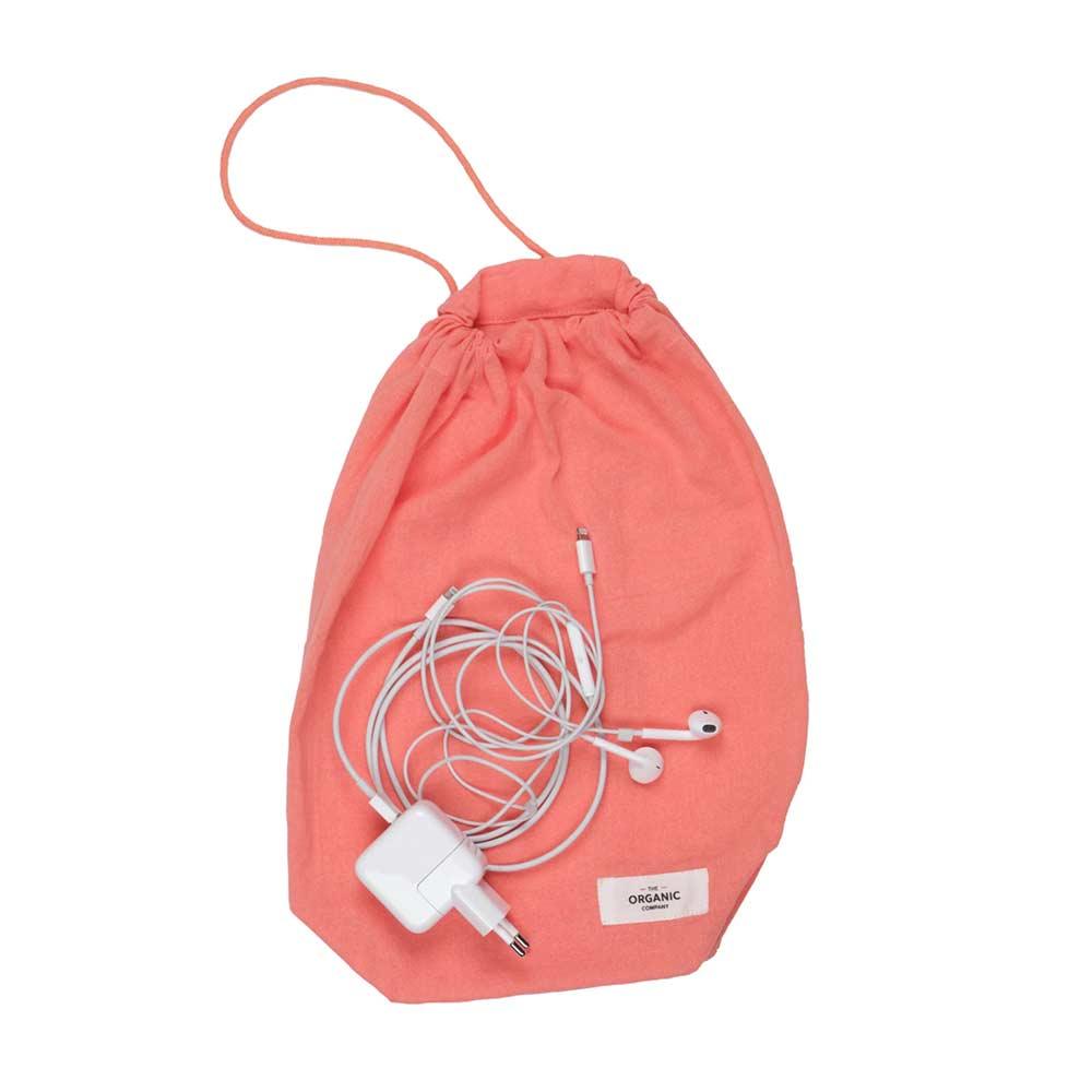 all purpose cotton bag in coral