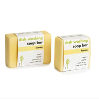 eco friendly washing up bar with lemon