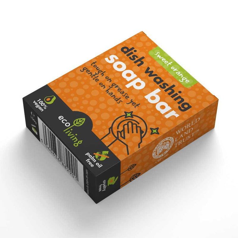 sweet orange dish washing soap bar