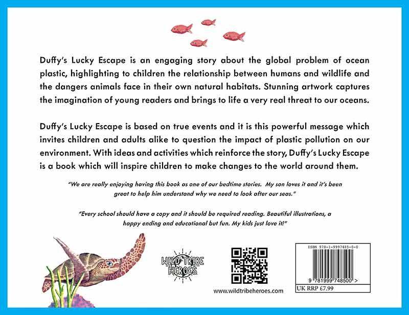 Environmental Children's Book Series - Duffy's Lucky Escape - The Friendly Turtle