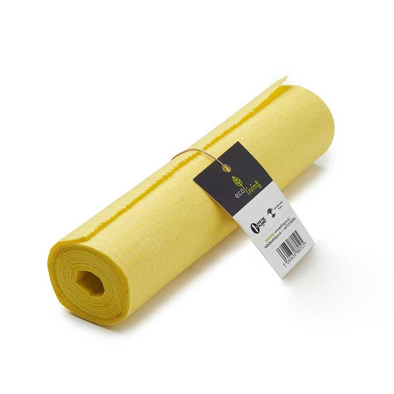 reusable sponge kitchen roll in yellow