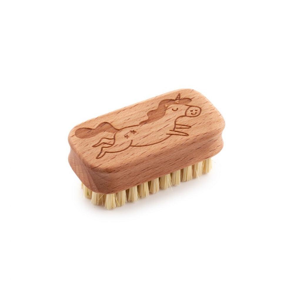 Children's Nail Brush (FSC 100%) - Unicorn - The Friendly Turtle