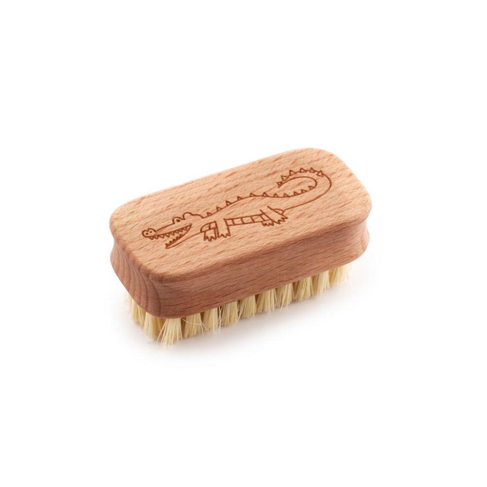 Children's Nail Brush (FSC 100%) - Crocodile - The Friendly Turtle