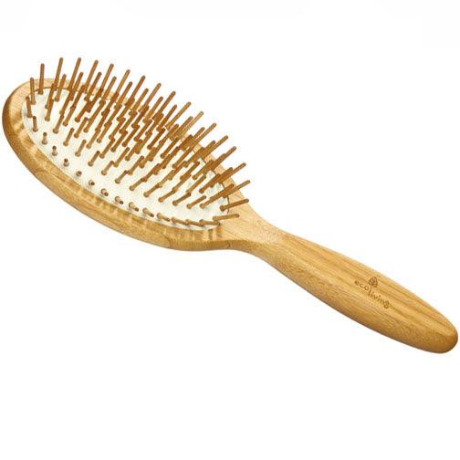 Bamboo Hairbrush - With Wooden Pins - The Friendly Turtle