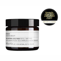 evolve bio retinol gold face mask with awards
