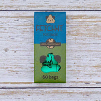 fetch it poo bags in cardboard packaging