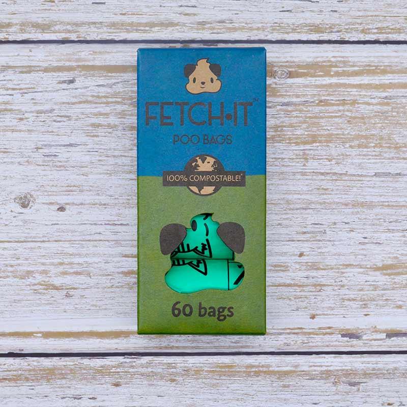 fetch it poo bags in cardboard packaging