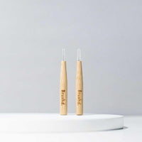 2 sizes of plastic free interdental brushes