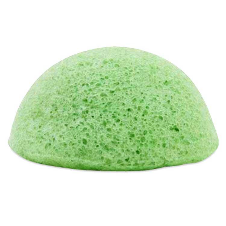 Konjac Sponge Infused With Aloe Vera Gentle Exfoliator for Radiant