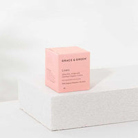 organic cotton liners in their box on a grey step