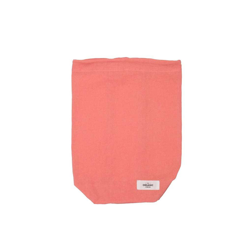 medium sized all purpose cotton bag in coral
