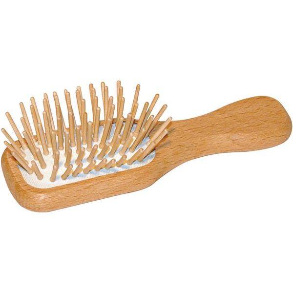 Mini Wooden Hairbrush - The Friendly Turtle