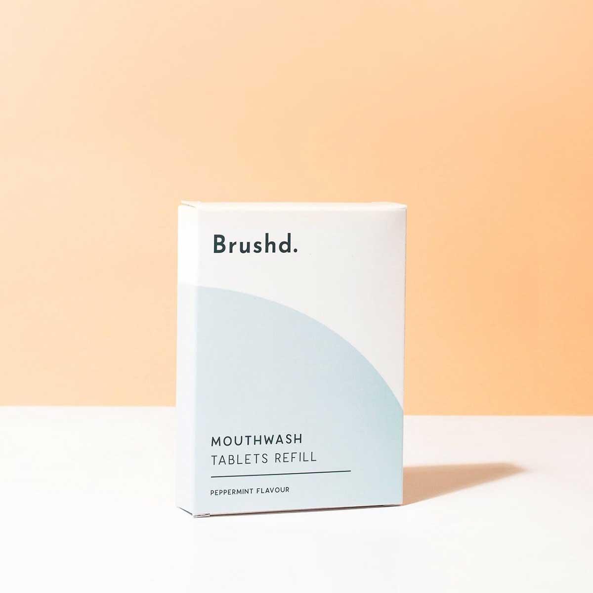 mouthwash tablets refill in peppermint