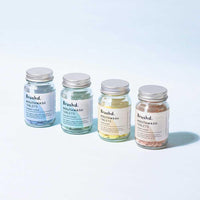 plastic free mouthwash tablets in 4 different falvours