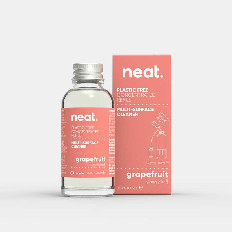 neat concentrated cleaning refill in grapefruit