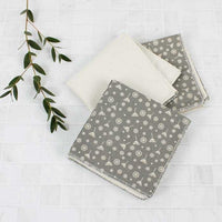 organic cotton reusable wipes on granite worktop