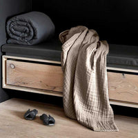 the organic company blanket in clay