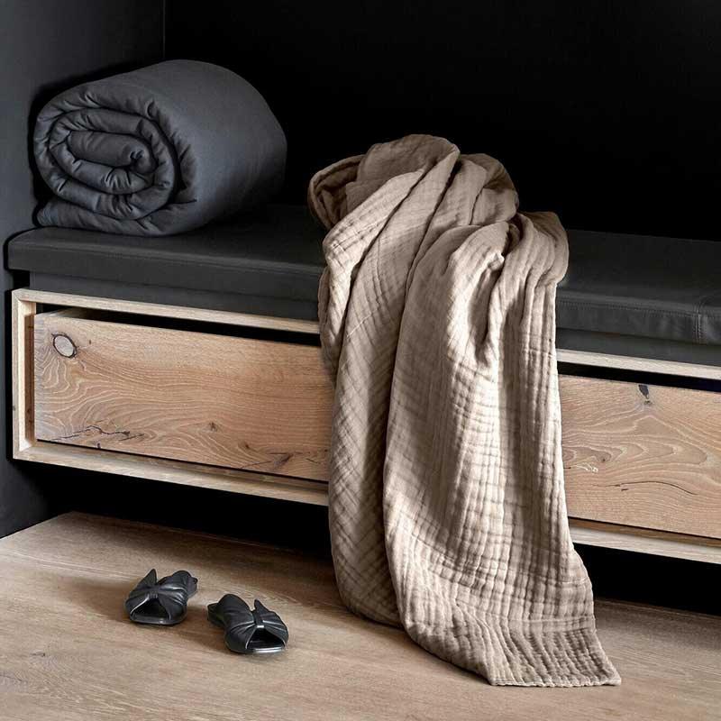 the organic company blanket in clay