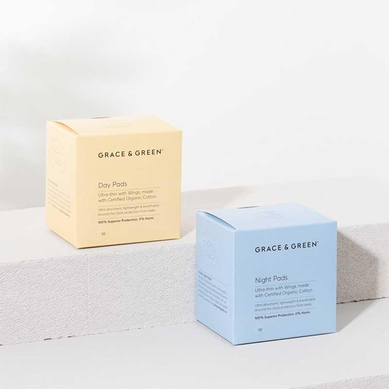 organic cotton period pads for women's periods