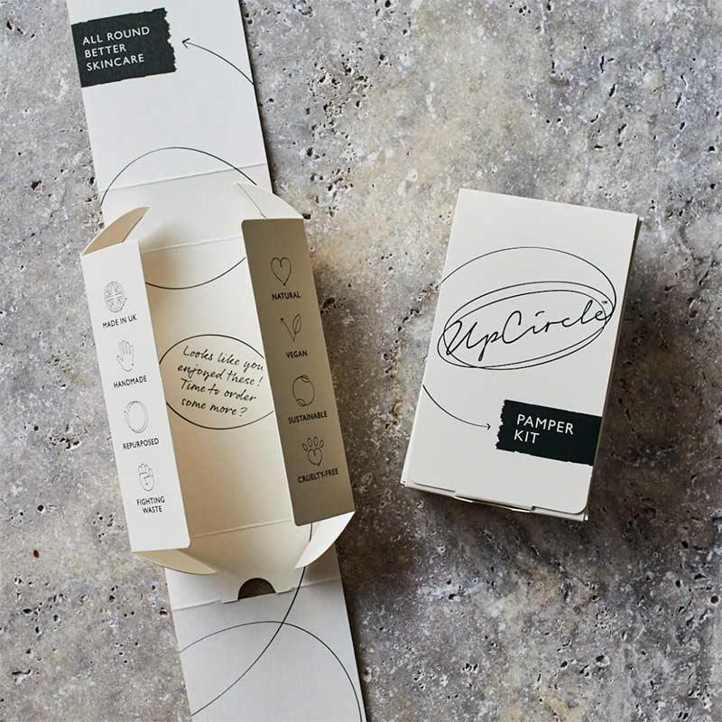 upcircle pamper kit packaging