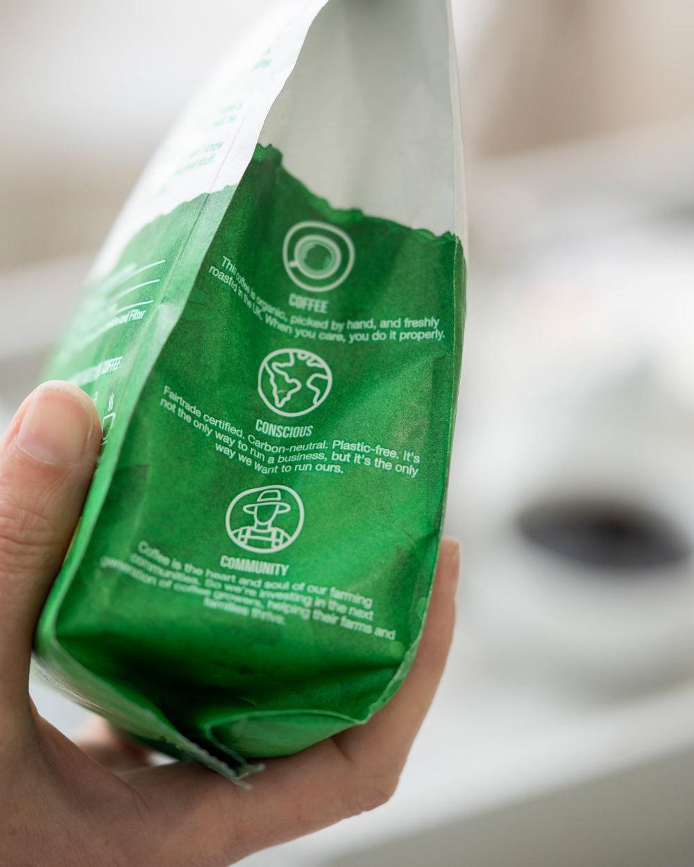 Percol Plastic Free Ground Coffee - Rich Americano - The Friendly Turtle