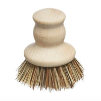 wooden pot brush