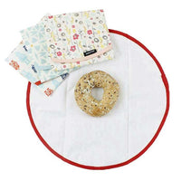 reusable food wrap with a bagel in it