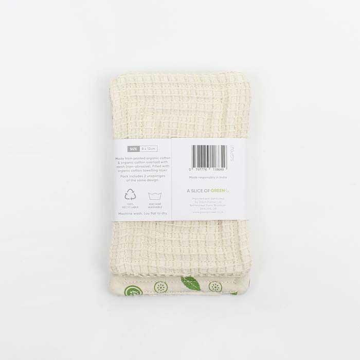 organic cotton scrub unsponge 2 pack