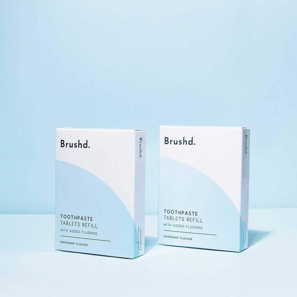 brushd toothpaste tablets refill pack