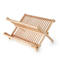 wooden dish drainer